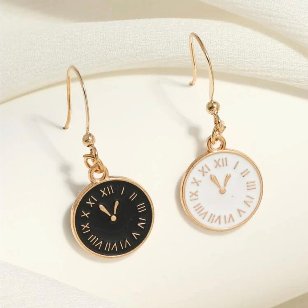 Clock Earrings